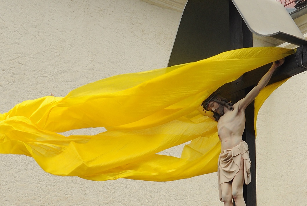 Christus / Anton Gschier Christus vor der Pfarrkirche Deutschfeistritz